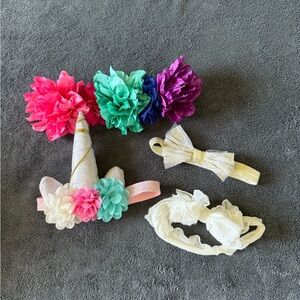 Colorful Baby Headband Set
